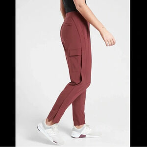 Athleta Uptown Ankle Pants Cognac Rust Brown 0